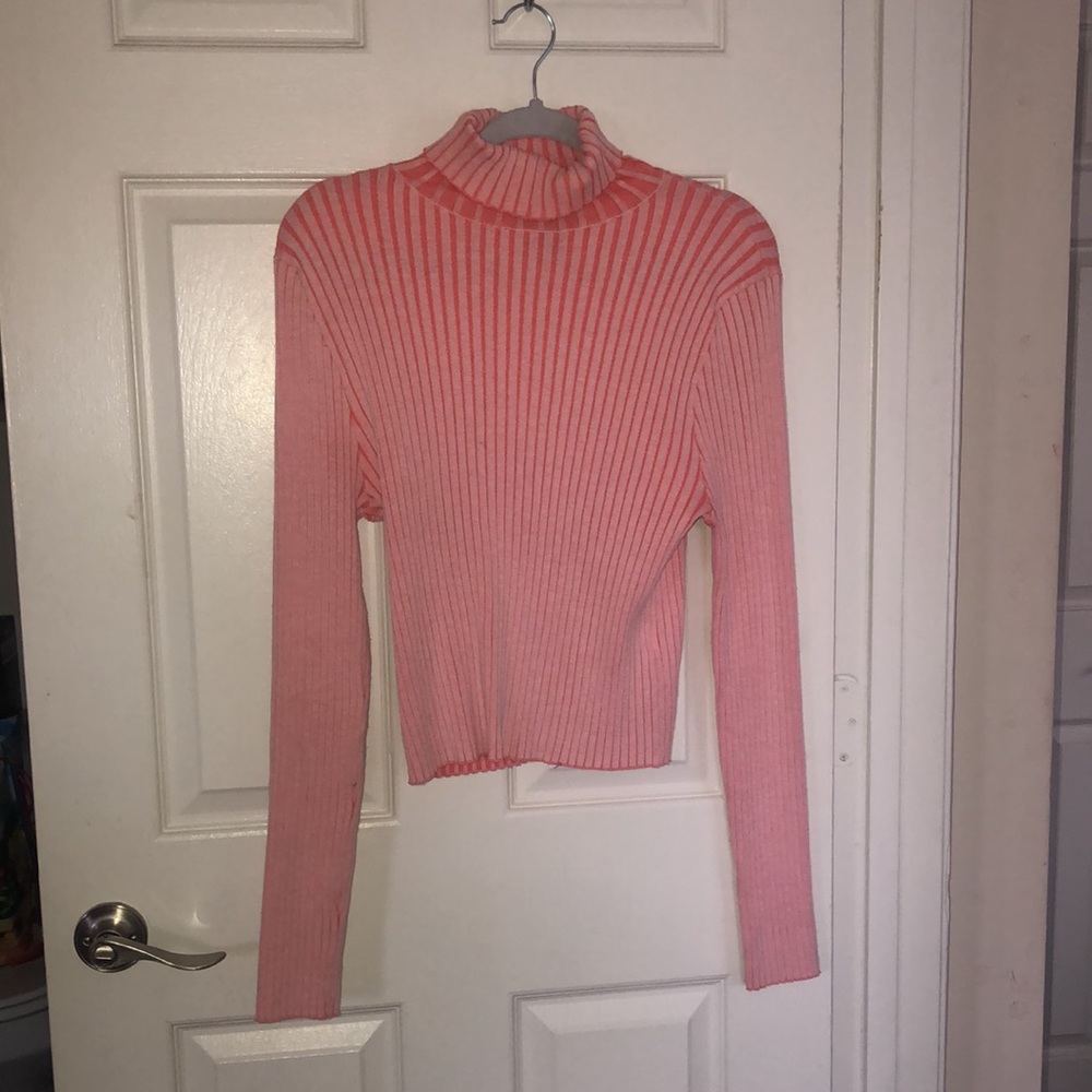 Pink and Orange Forever 21 Turtleneck Sweater🧡💗